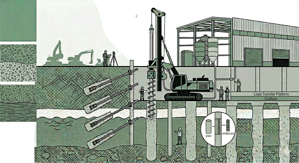 Zemin İyileştirme Projesi: Donatısız Kazık Kolonları