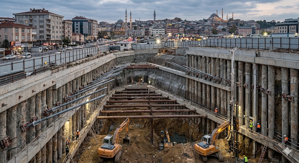 Kazı Destek Yapıları ve İksa Sistemleri Yönetmelik Analiz ve Tasarım Rehberi