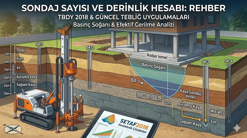 Sondaj Sayısı Belirleme: TBDY 2018 ve Güncel Yönetmelik Esasları