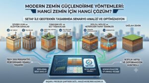 Modern Zemin Güçlendirme Yöntemleri: Hangi Zemin İçin Hangi Çözüm