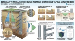 Ankrajlı Perde Duvar Analizi Nasıl Yapılır