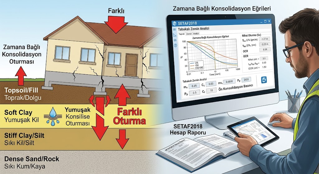 Konsolidasyon Oturması Nedir