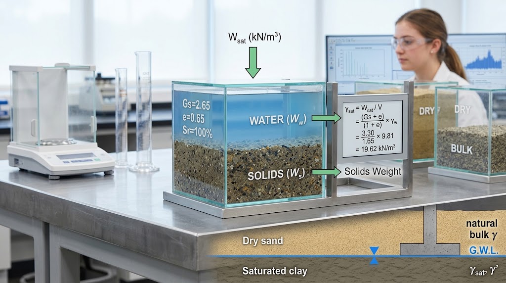Saturated Unit Weight of Soil