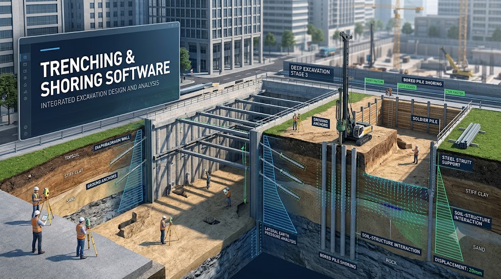 Trenching and Shoring Software: A Guide to Safe Excavation Design