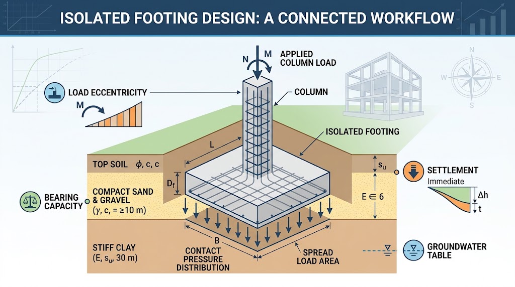 Isolated Footing design