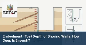 Embedment (Toe) Depth of Shoring Walls: How Deep Is Enough?