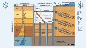soldier-pile-wall-design